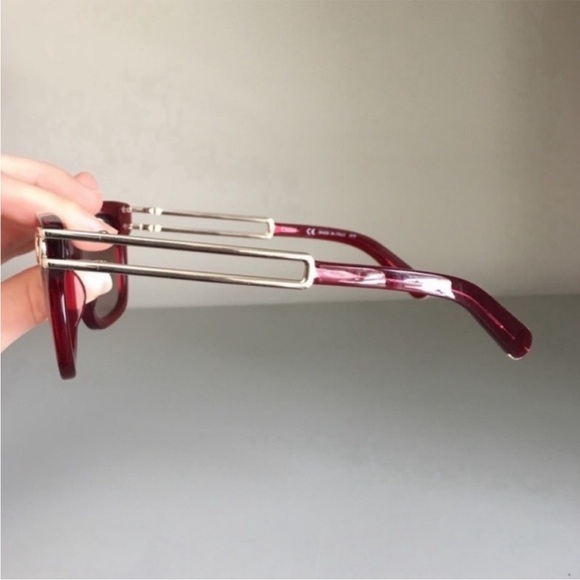Chloe Red and Gold Sunglasses